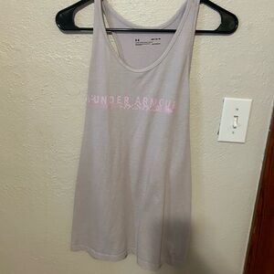 purple under armour tank top